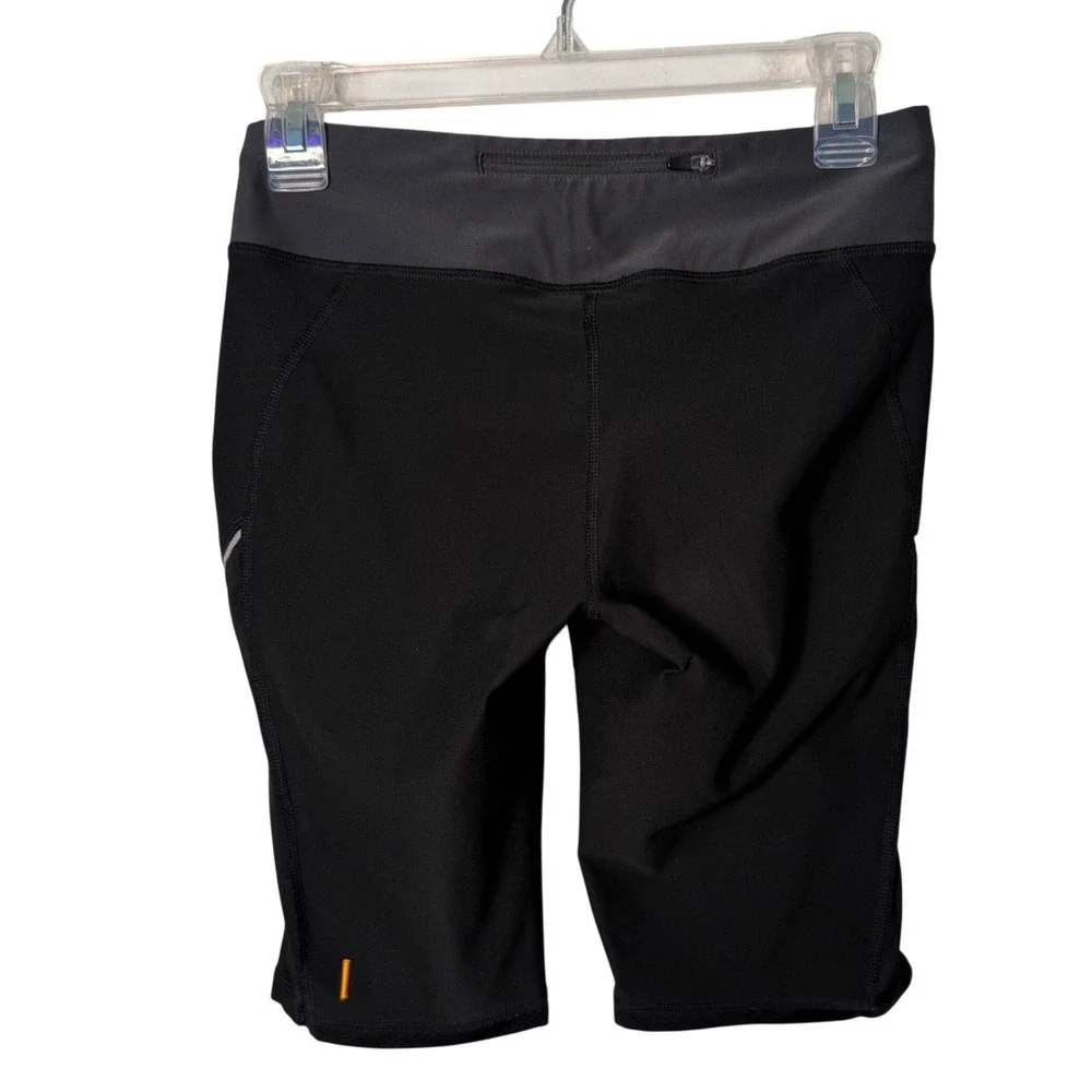 Lucy Tech Activewear Running Bike Shorts Womens XS Black Reflective Pocket